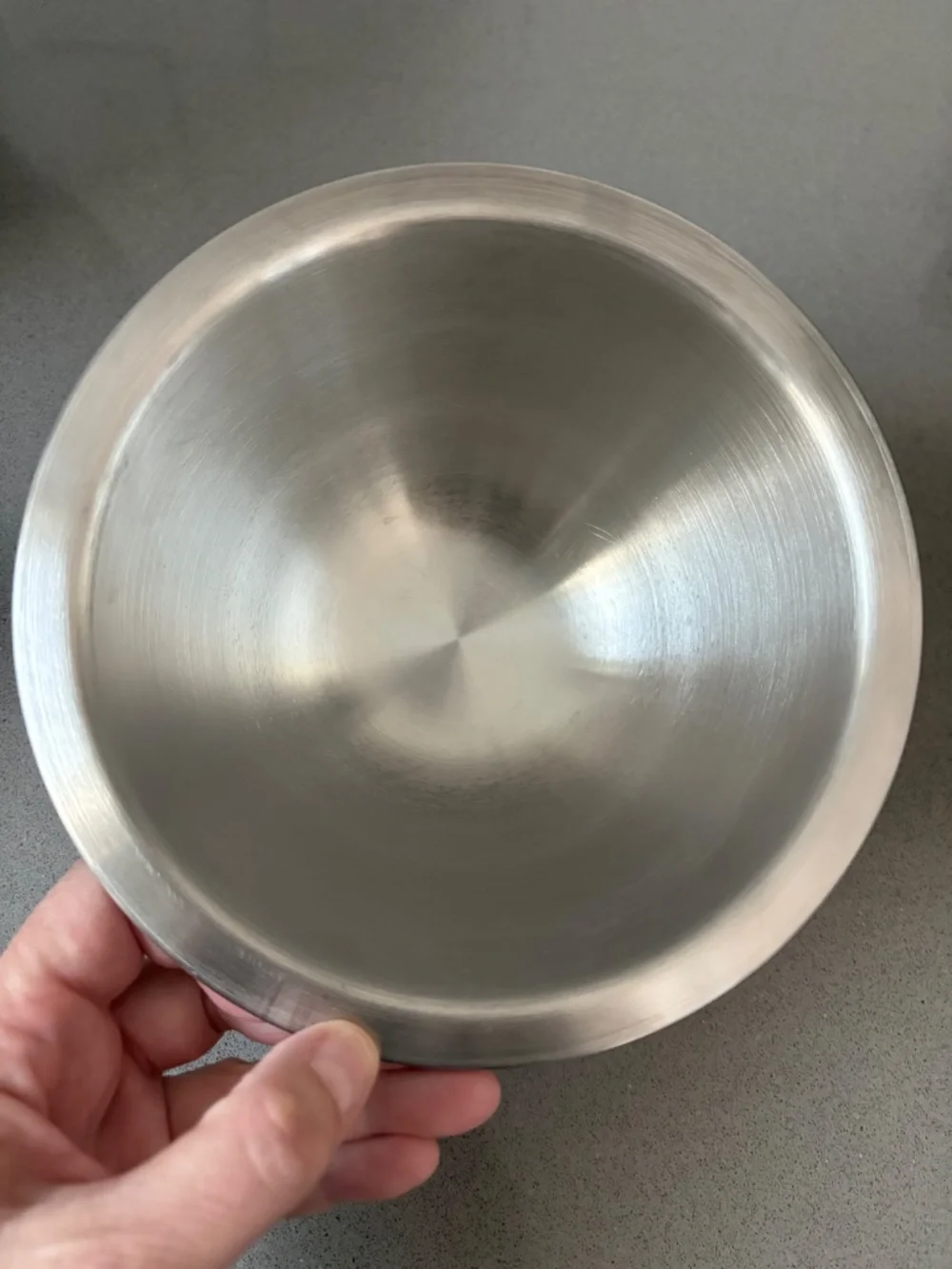 OXO Good Grips 3 piece Stainless Steel Mixing Bowl Set White Non Slip